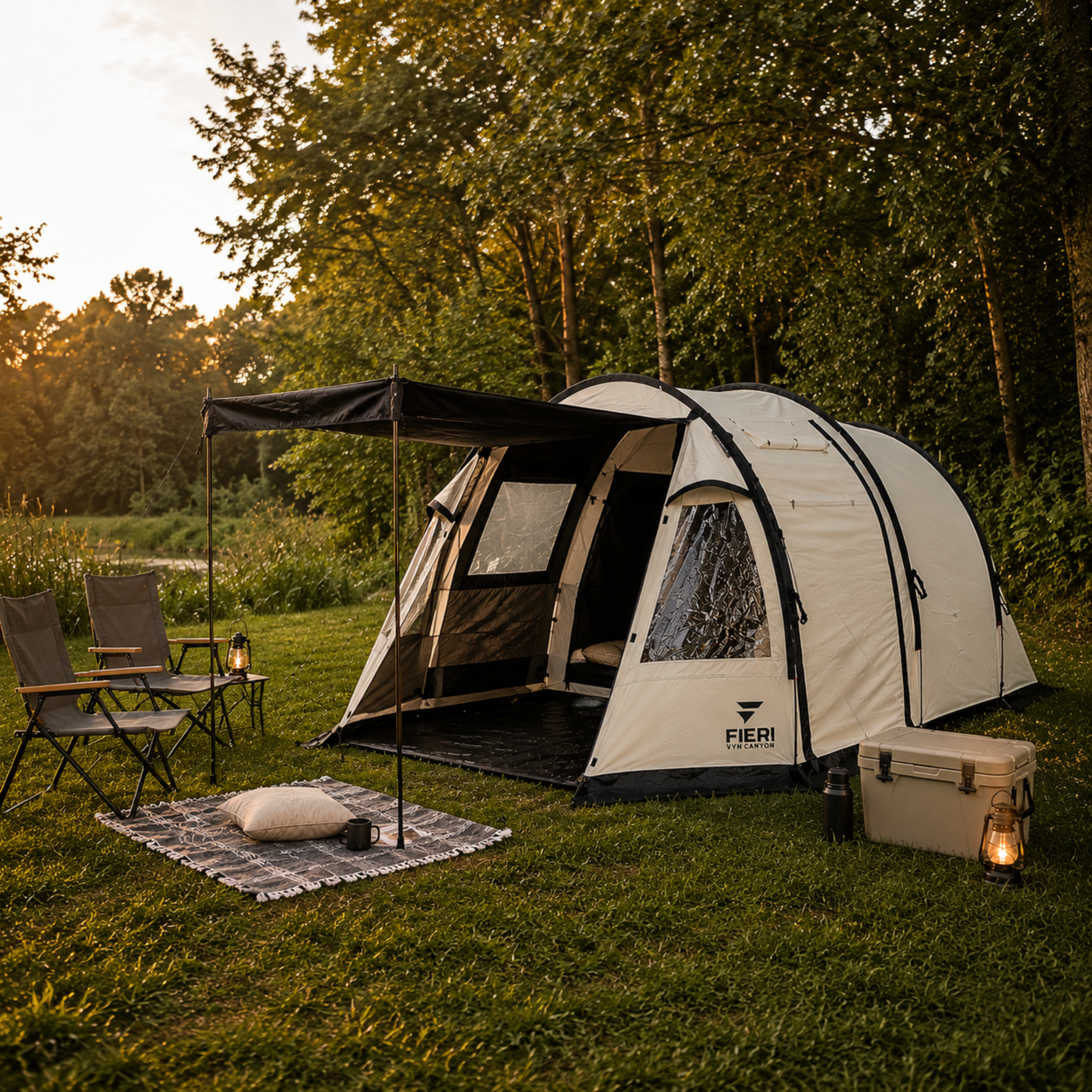 Fieri VYN Canyon tunneltent voor ruime kampeertrips