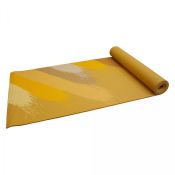 Yogamat - Senz Sports Premium - Geel met print