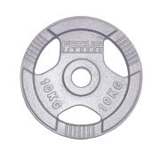 Halterschijf 30 mm - Focus Fitness Hamerton - 10 kg - Gietijzer