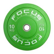 Olympische halterschijf 50 mm - Focus Fitness Bumper plate