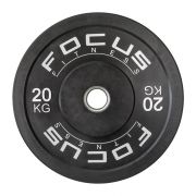 Olympische halterschijf 50 mm - Focus Fitness Bumper plate