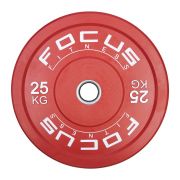 Olympische halterschijf 50 mm - Focus Fitness Bumper plate