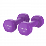 Vinyl dumbbell - 1 kg
