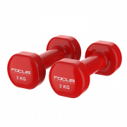 Vinyl dumbbell - 3 kg