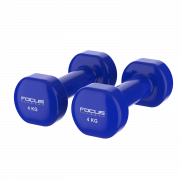 Vinyl dumbbell - 4 kg