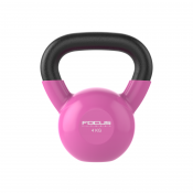 Kettlebell - Focus Fitness Vinyl - 4 kg - Roze