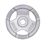 Olympische Halterschijf 50 mm - Focus Fitness Hamerton - 10 kg - Gietijzer