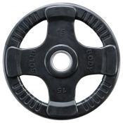 Olympische Halterschijf 50 mm - Body-Solid - 15 kg - Rubber