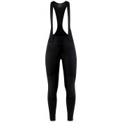Fietsbroek - Craft Core SubZ Wind Bib Tights - XS - Dames - Zwart