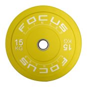 Olympische halterschijf 50 mm - Focus Fitness Bumper plate