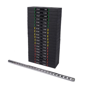 Gewichtsblokken – Powertec Weight Stack set 190 lbs