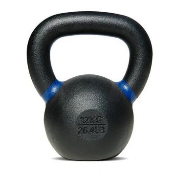 Gietijzeren Kettlebell Zwaar Gewicht voor Kracht- en Cardiotraining Halter 4kg KAWMET Gietijzeren Kettlebell Zwaar Gewicht voor Kracht- en Cardiotraining Halter 4kg KAWMET