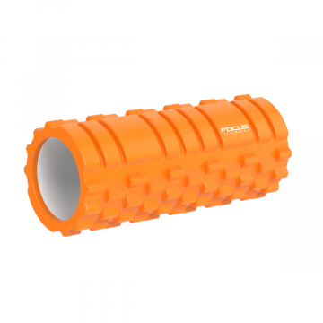 Foam Roller - Focus Fitness - Oranje - 33 cm