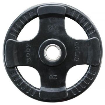 Olympische Halterschijf 50 mm - Body-Solid - 20 kg - Rubber coated
