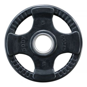 Olympische Halterschijf 50 mm - Body-Solid - 5 kg - Rubber coated
