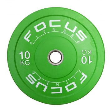 Olympische halterschijf 50 mm - Focus Fitness Bumper plate