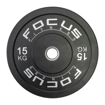 Olympische halterschijf 50 mm - Focus Fitness Bumper plate