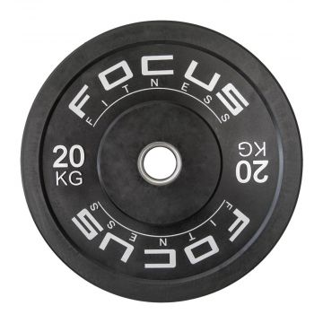 Olympische halterschijf 50 mm - Focus Fitness Bumper plate