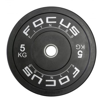 Olympische halterschijf 50 mm - Focus Fitness Bumper plate