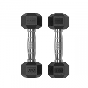 Focus Fitness - Hexa Dumbbell - 3 kg