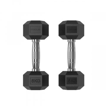 Focus Fitness - Hexa Dumbbell - 6 kg 