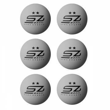 Tafeltennisballen - Senz Sports - 2 sterren - 6 stuks