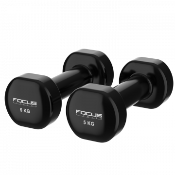 Vinyl dumbbell - 5 kg