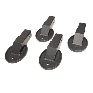 Krachtapparatuur accessoire - PowerTec Footplate WB-FPA - set van 4 stuks