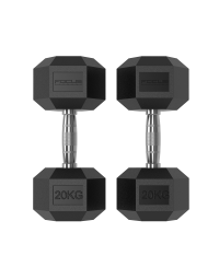Focus Fitness - Hexa Dumbbell - 20 kg 