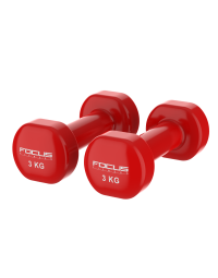 Vinyl dumbbell - 3 kg