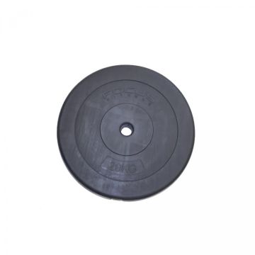 Halterschijf 30 mm - Focus Fitness - 20 kg - Kunststof