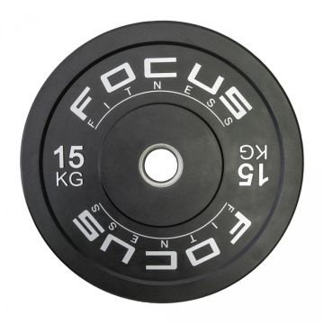 Olympische halterschijf 50 mm - Focus Fitness Bumper plate