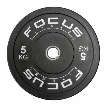 Olympische halterschijf 50 mm - Focus Fitness Bumper plate