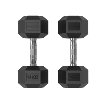Focus Fitness - Hexa Dumbbell - 14 kg 