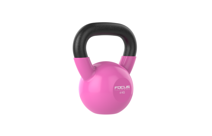 Kit 4 Unidades de Kettlebells Emborrachados Preto 4Kg 6Kg 8Kg e 10Kg - – Equipamentos e
