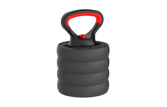 PHOEROS Verstelbare halterset, 20/30/40 kg gewichtenset, korte halter, lange halter, kettlebell, 3-in-1, stalen halters, paar met verbindingsstang voor fitness, workout, thuis, sportuitrusting voor