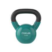 Focus Fitness Kettlebell - Vinyl - 14 kg - Groen
