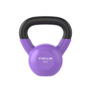 Focus Fitness Vinyl Kettlebell - 6 kg - Paars