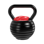 Focus Fitness Kettlebell - 3 t/m 18 kg - Verstelbaar