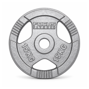 Focus Fitness Olympische Halterschijf 50 mm - Hamerton - 15 kg - Gietijzer