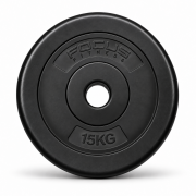 Focus Fitness Halterschijf 30 mm - 15 kg - Kunststof