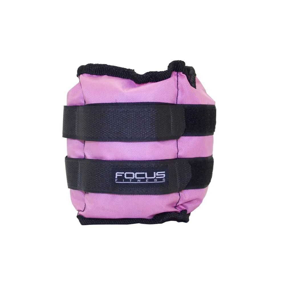 Enkelgewichten, set van 2 stuks, 2 x 0,5 kg, roze, draagbaar gewicht, polsgewichten, verstelbaar, voor voet of pols, beweging, joggen, pilates