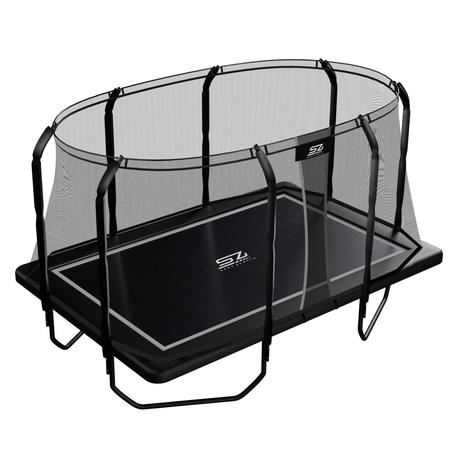 Trampoline - Senz Sports - Premium Plus - 244 x 366 cm - Rechthoek