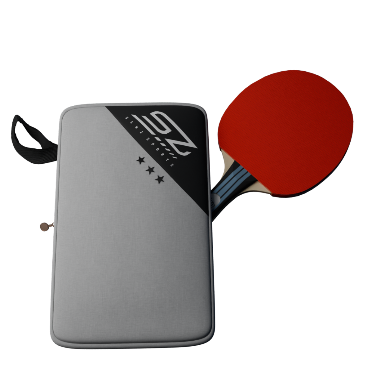 U Fit One Premium Tafeltennis Set Met Opbergtas - 4 Tafeltennisbatjes Table Tennis Rackets Pingpong Tafeltennisbat 4 Batijes 4 Star